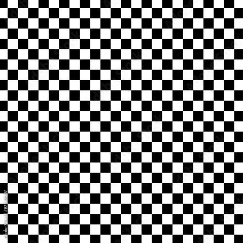 Black and white vector checkered pattern.
