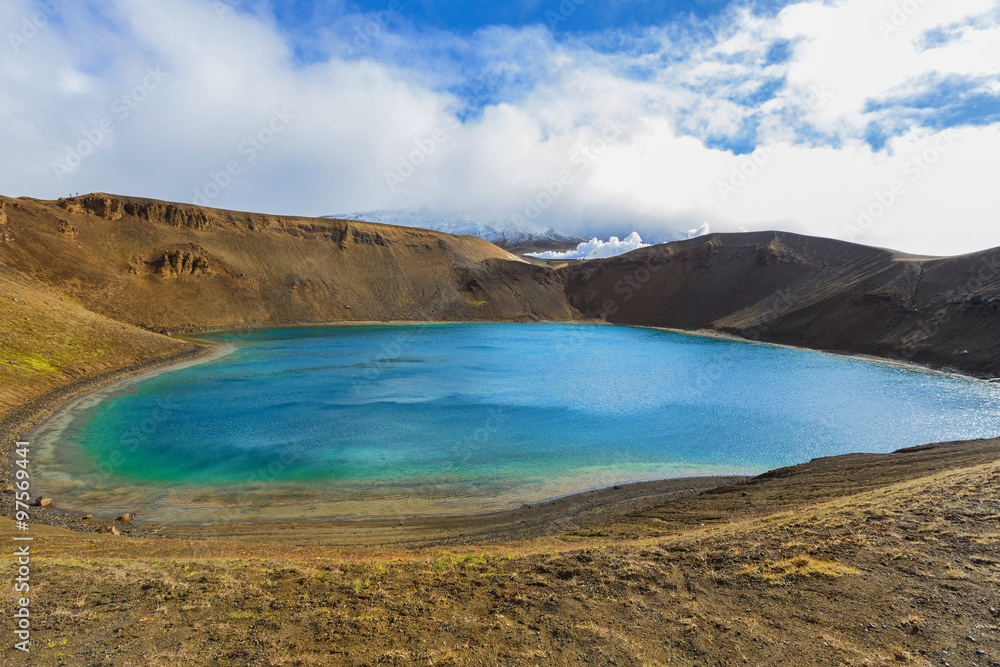 Viti crater in Krafla volcanic area, Iceland