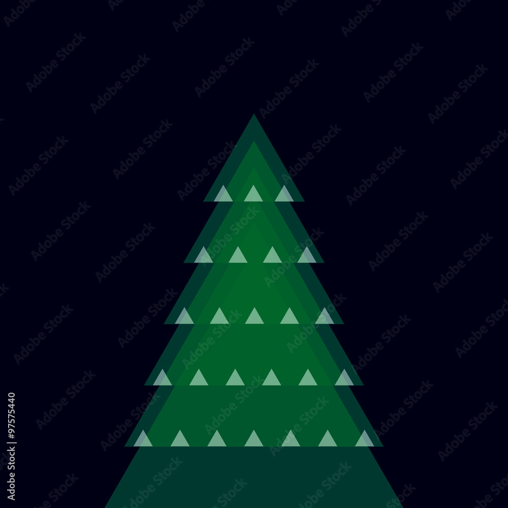 various christmas tree - vector illustration various christmas tree - vector illustration