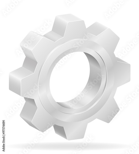 icon gear vector illustration