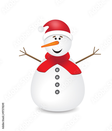 Pupazzo di neve natalizio