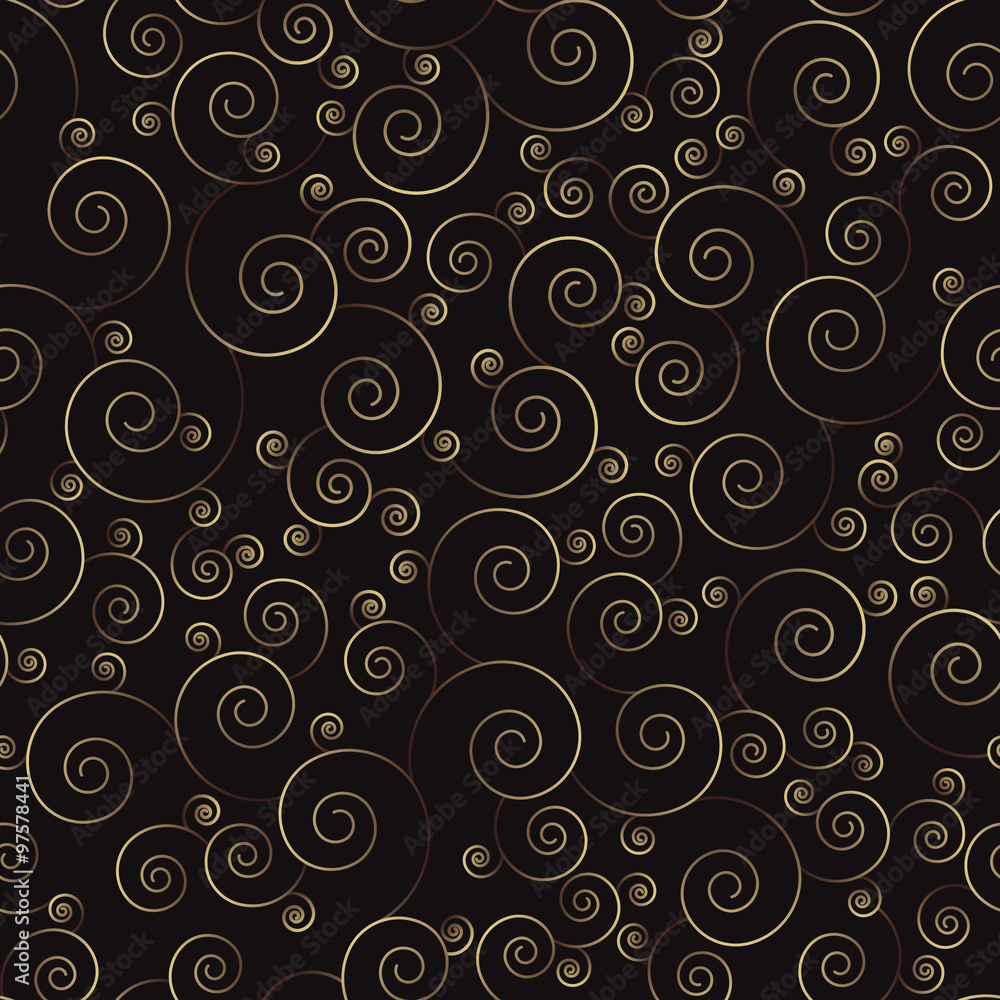 Swirls seamless pattern Swirls seamless pattern