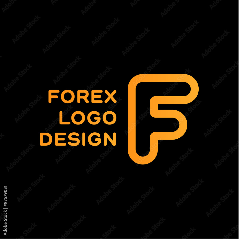 F letter forex trending quality business logo vector sign art F letter forex trending quality business logo vector sign art
