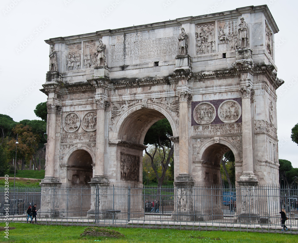 Ancient Triumphal arch of Costantine