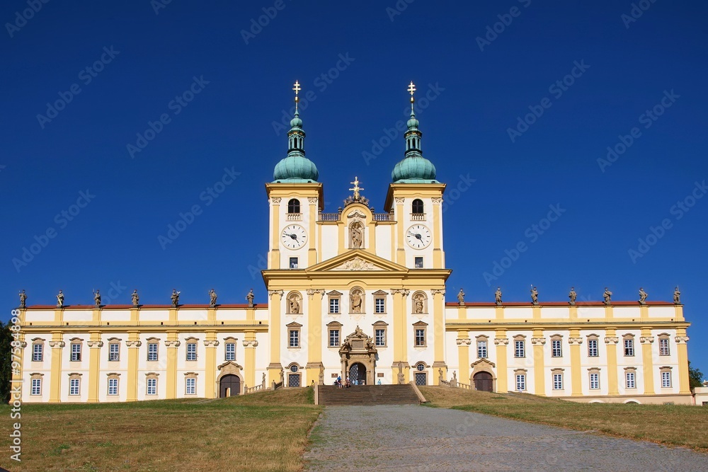 View of the Church of the Holy Hill in Olomouc