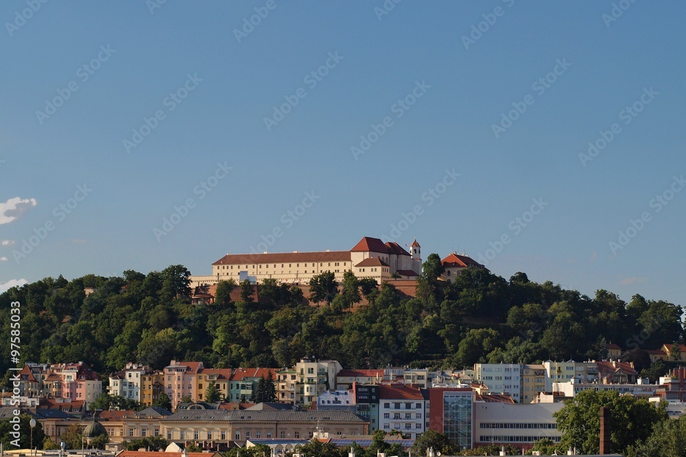 View of the fort Spilberk in Brno