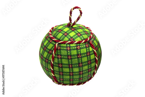 1308 - christmas balls in cloth
