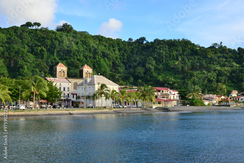 Martinique, picturesque city of Fort de France in West Indies photo