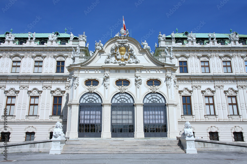 Belvedere in Vienna, Austria