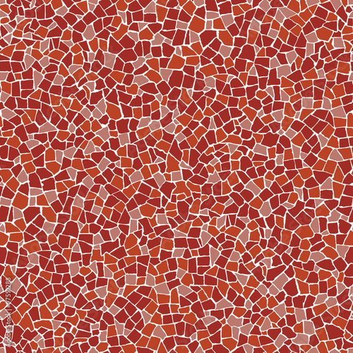 Red broken tiles pattern