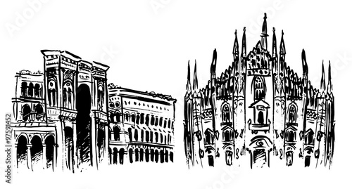 Fotografia Duomo and Vittorio Emanuele II Gallery