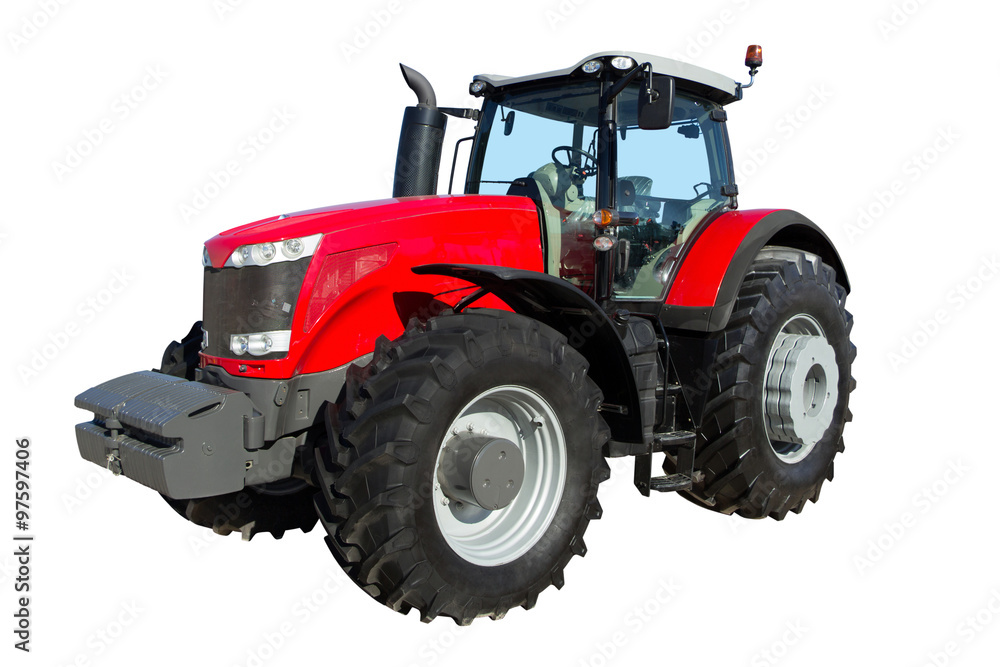 Tractor isolated on white background Tractor isolated on white background