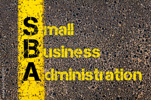 Accounting Business Acronym SBA Small Business Administration photo
