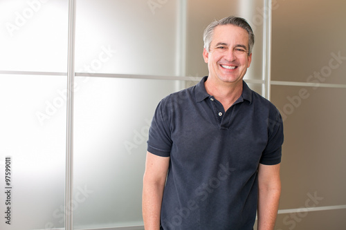 casual mature businessman