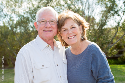 Mature senior couple