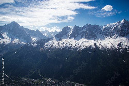view if Mont Blanc