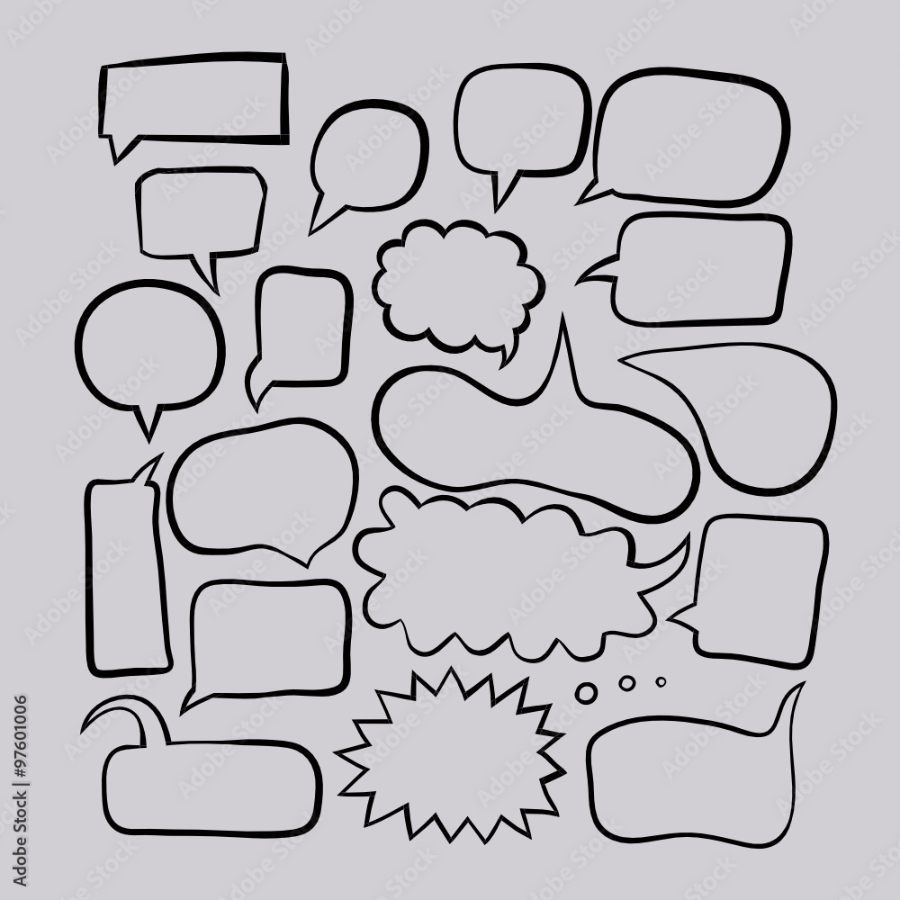 Obraz premium Speech Bubbles