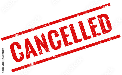 stamp red cancelled