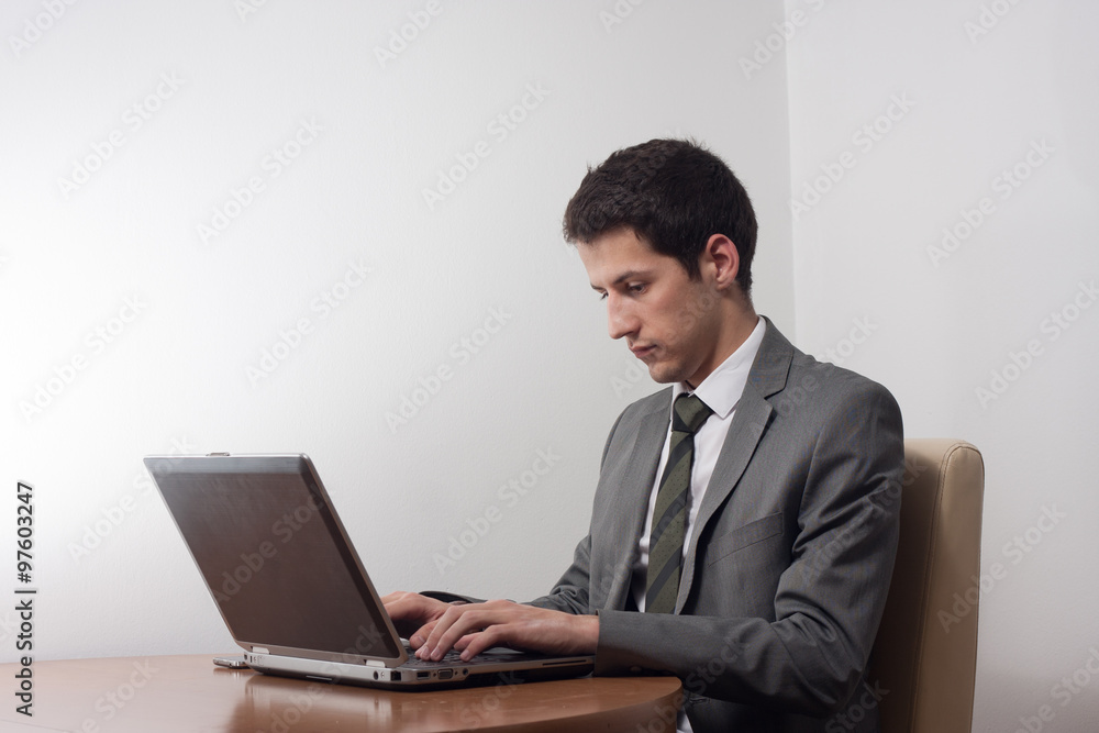 Handsome young businessman Handsome young businessman