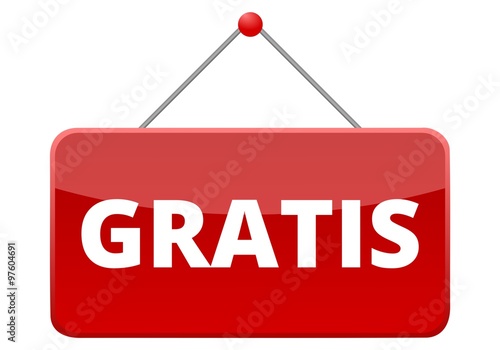 Gratis red sign