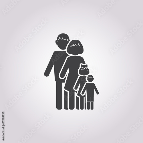 kin icon on white background