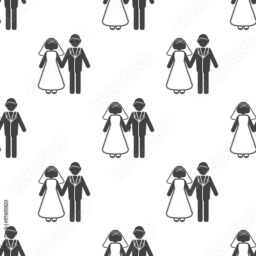 wedding icon on white background