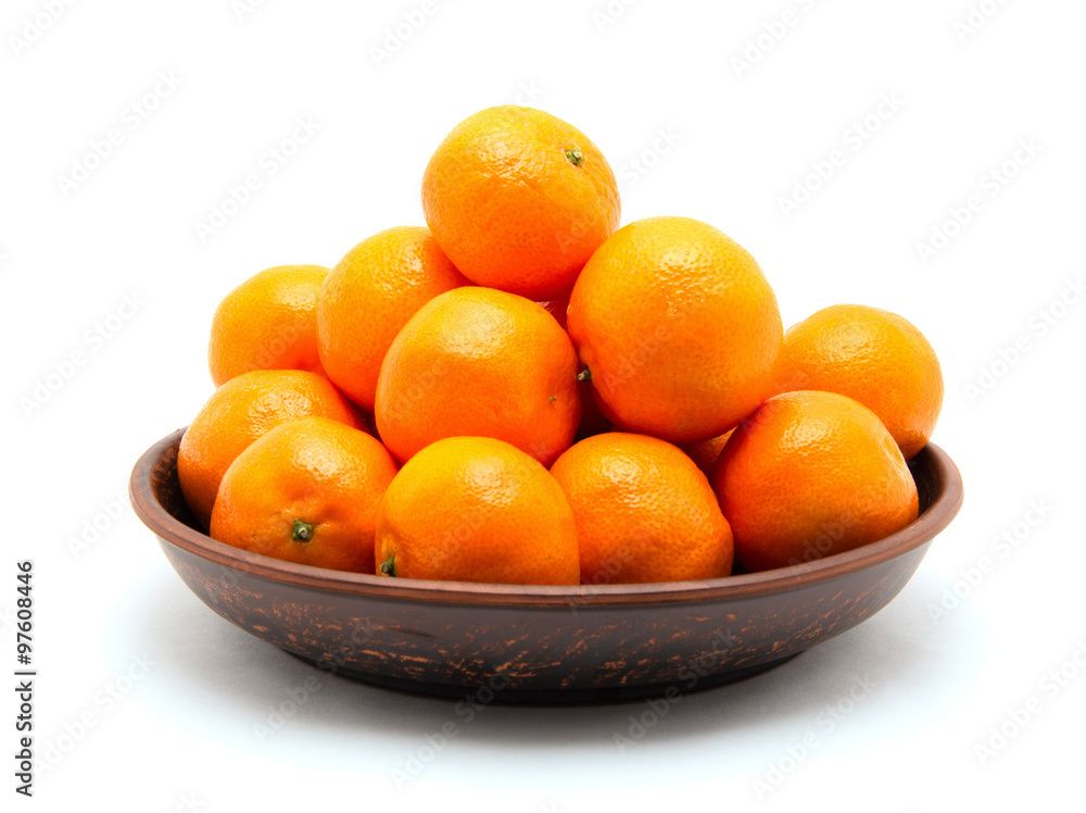 tangerine or mandarin fruit isolated on white background tangerine or mandarin fruit isolated on white background