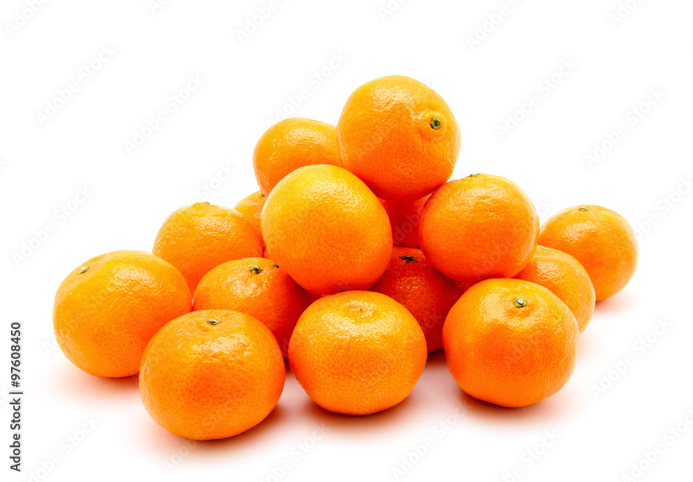 tangerine or mandarin fruit isolated on white background tangerine or mandarin fruit isolated on white background