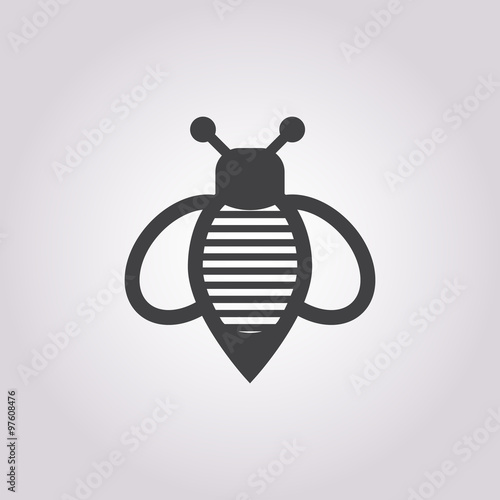  wasp icon on white background