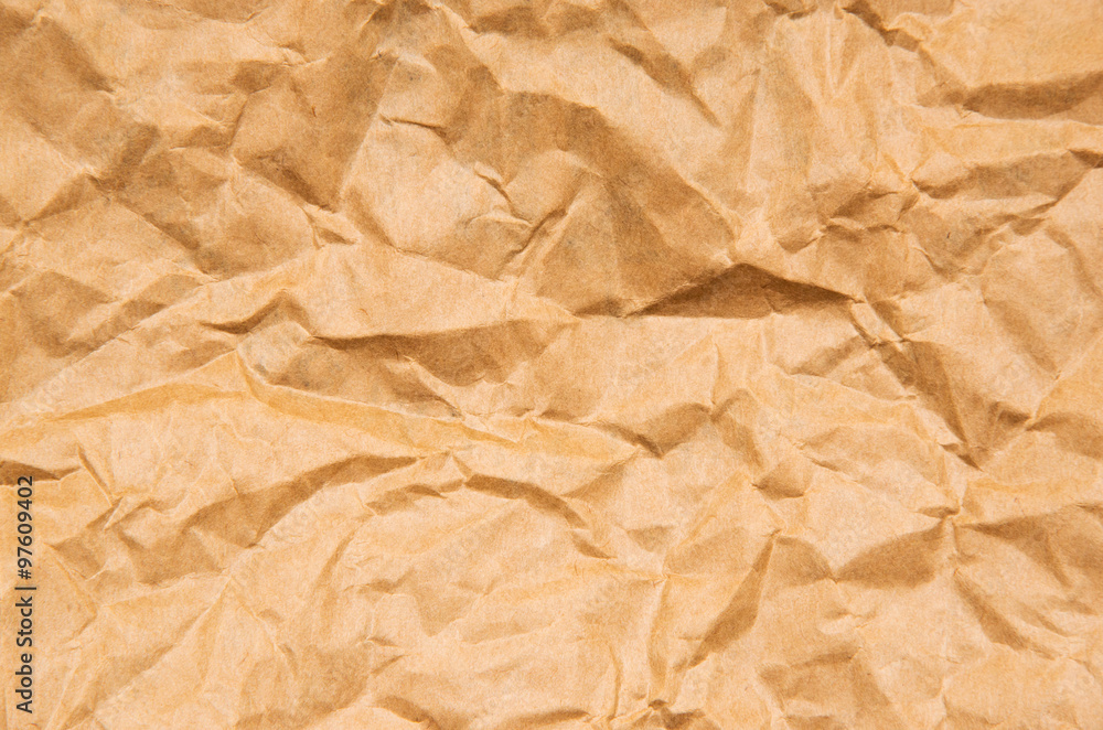 Crumpled paper for background usage Crumpled paper for background usage