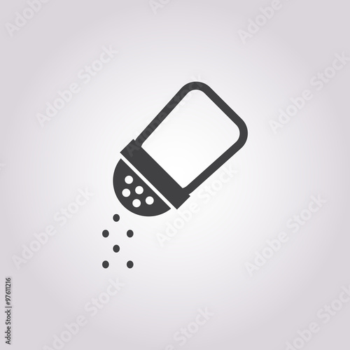 salt icon on white background
