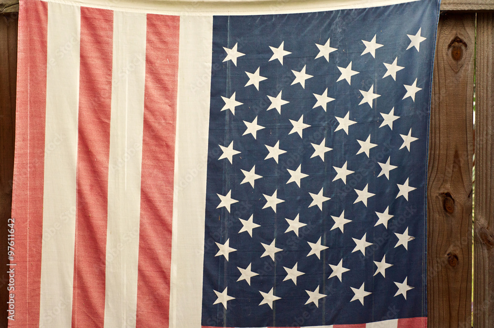 Obraz premium old US Flag