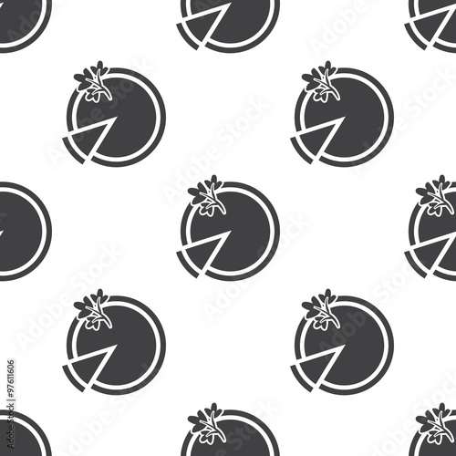 pizza icon on white background