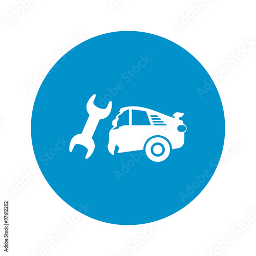 car repair icon on white background