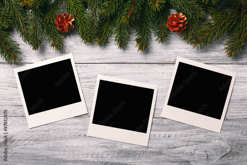 Fototapeta premium Blank photo frames