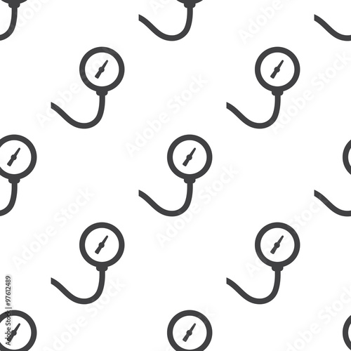 pressure gauge icon on white background