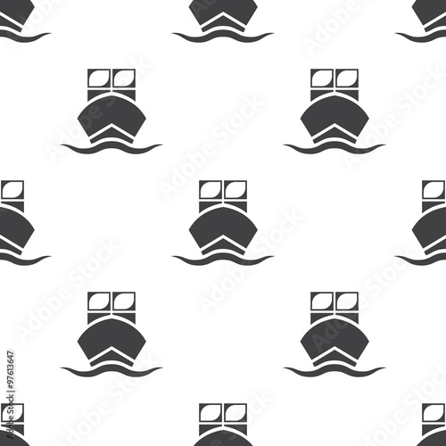 barge  icon on white background
