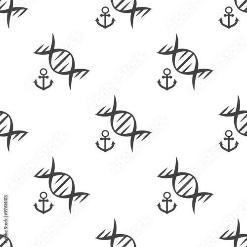 sailor DNA icon on white background