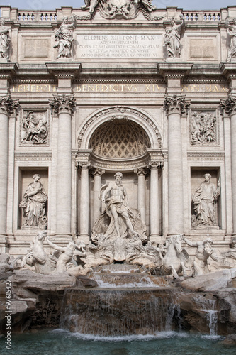 Monumental fontana de Trevi, Roma
