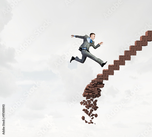 Wallpaper Mural Up the career ladder overcoming challenges Torontodigital.ca