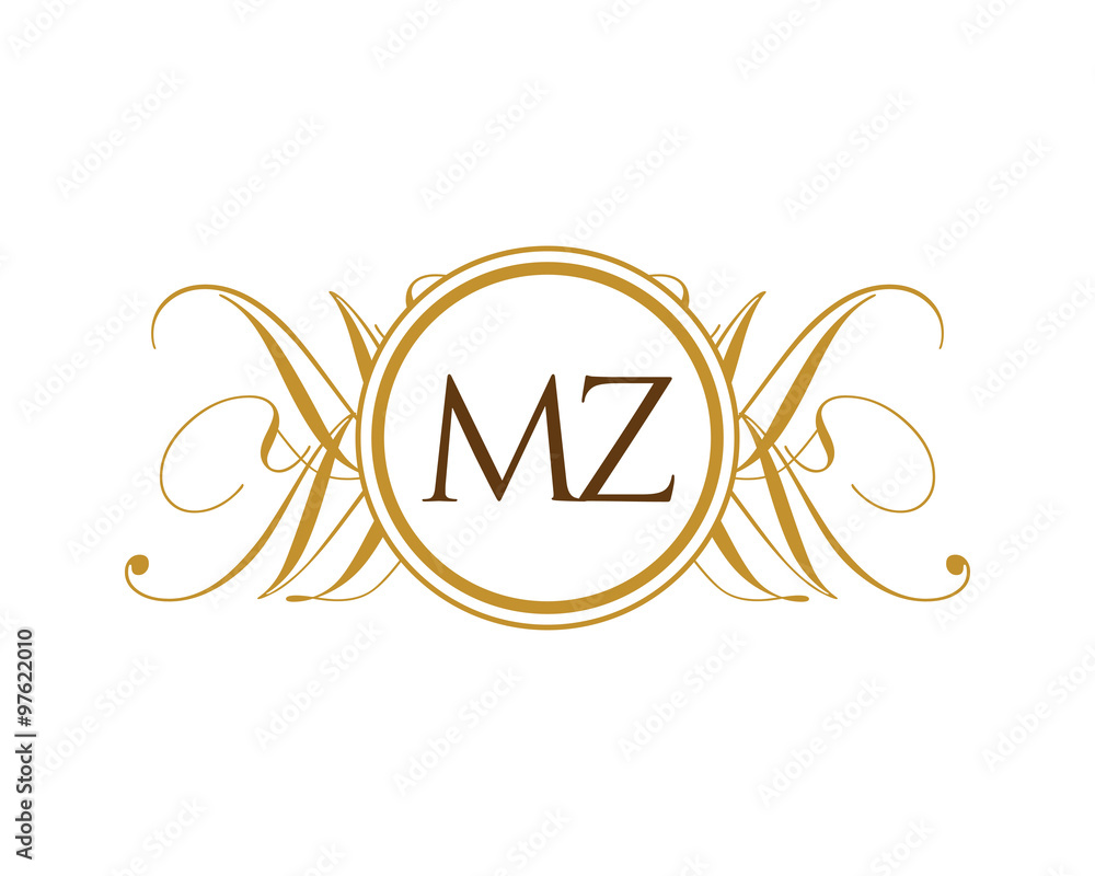 MZ Luxury Royal Elegant Logo MZ Luxury Royal Elegant Logo