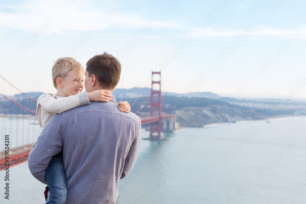 Fototapeta premium family in san francisco