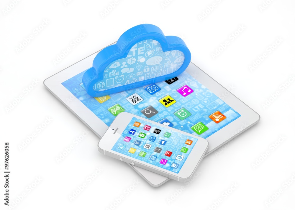 tablet pc, smart phone and cloud tablet pc, smart phone and cloud
