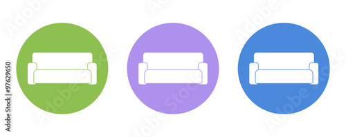 sofa flat icon pictogram, for design presentation in vector Free Download sofa flat icon pictogram, for design presentation in vector - GFXLoad