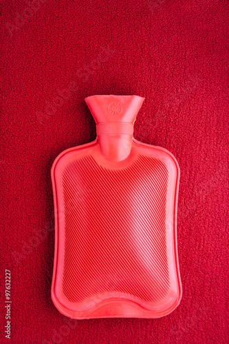 Wärmflasche Rot