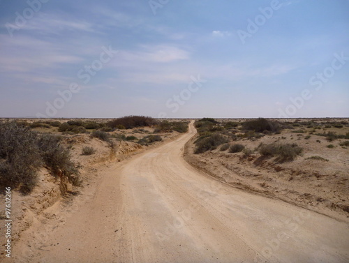 dirt road in the desert