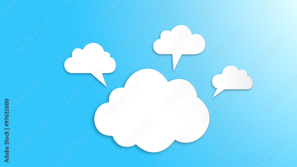 clouds composition as pop up clouds composition as pop up