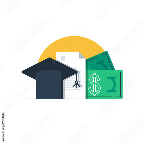 Education concept, grants