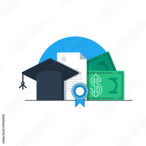 Education concept, grants