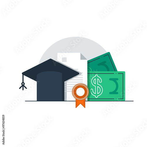 Education concept, grants